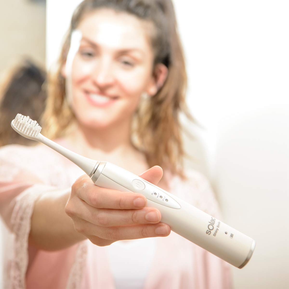 Cepillo Dental SOLAC CD7901 Shiny Smile Blanco