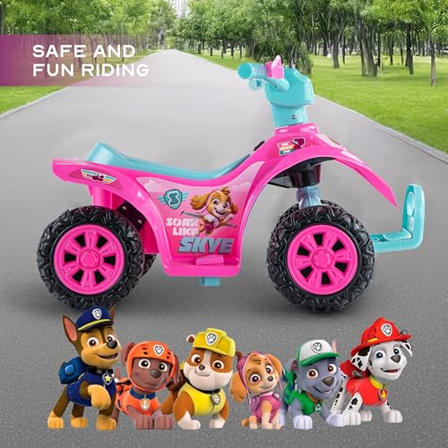 Image of Paw Patrol Skye - 6V Kids Ride-On ATV with Rechargeable Battery and Reverse | Paw Patrol Skye - 6V Kids Ride-On ATV with Rechargeable Battery and Reverse