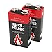 2 ANSMANN Alkaline longlife Rauchmelder 9V Block Batterien - Premium Qualität für höhere Leistung, 9V Batterie ideal für Feuermelder, Bewegungsmelder, Alarmanlagen & Kohlenmonoxid Warnmelder
