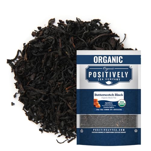 Image of Organic Positively Tea Company, Butterscotch Black Tea, Loose Leaf, 4 Ounce