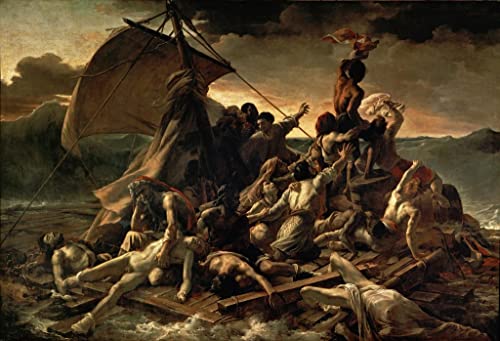 Posters et art pour décoration chambre : tableau vintage le Radeau de Géricault 60x90cm pour salon élégant