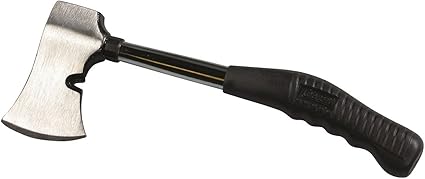 Axe with Durable Steel Head & Non Slip Grip Handle Great for Splitting Wood &.