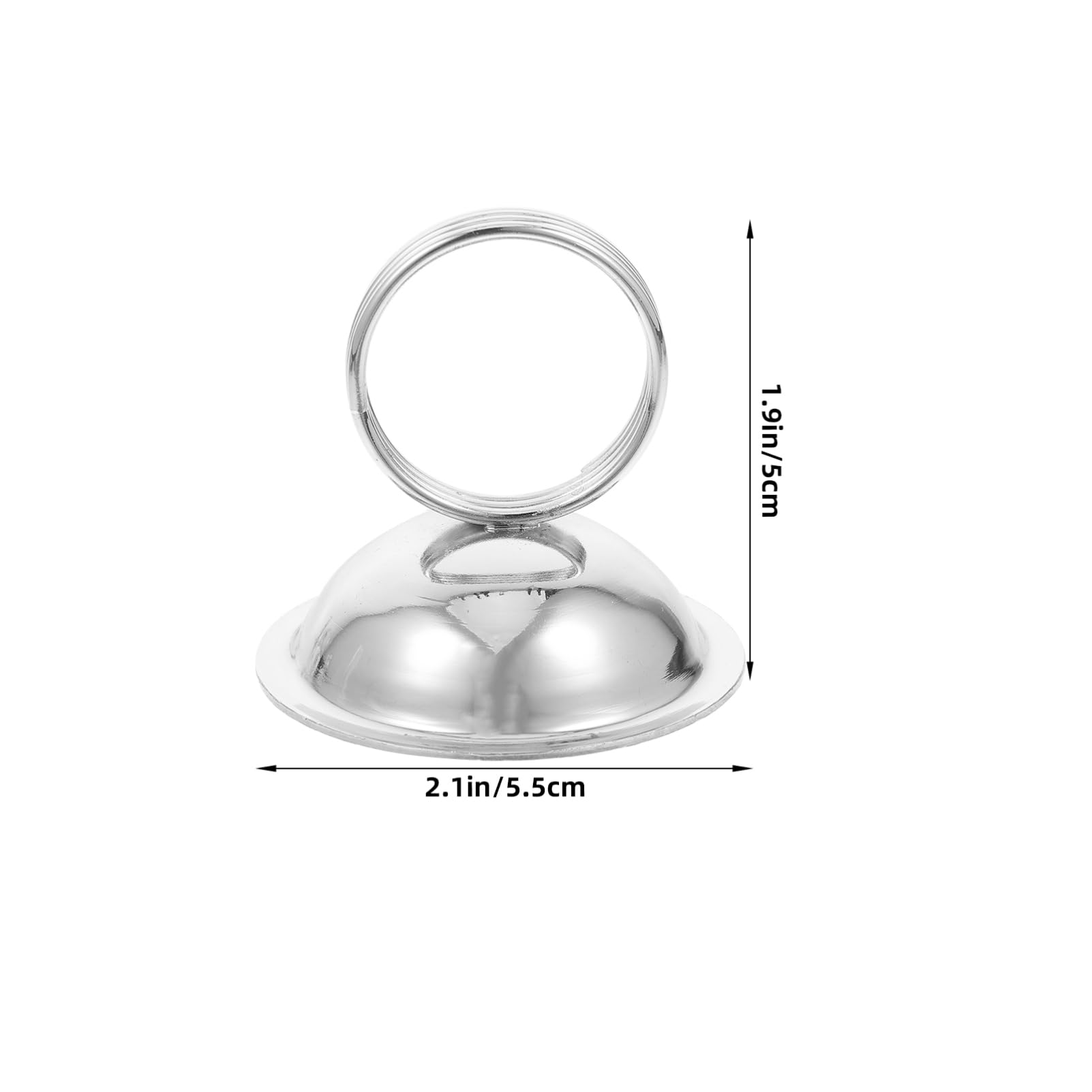 PRETYZOOM Hohe Fotohalter Aus Metall Für Dekoration Tischnummernschilder Namensclips Eventhalter-set