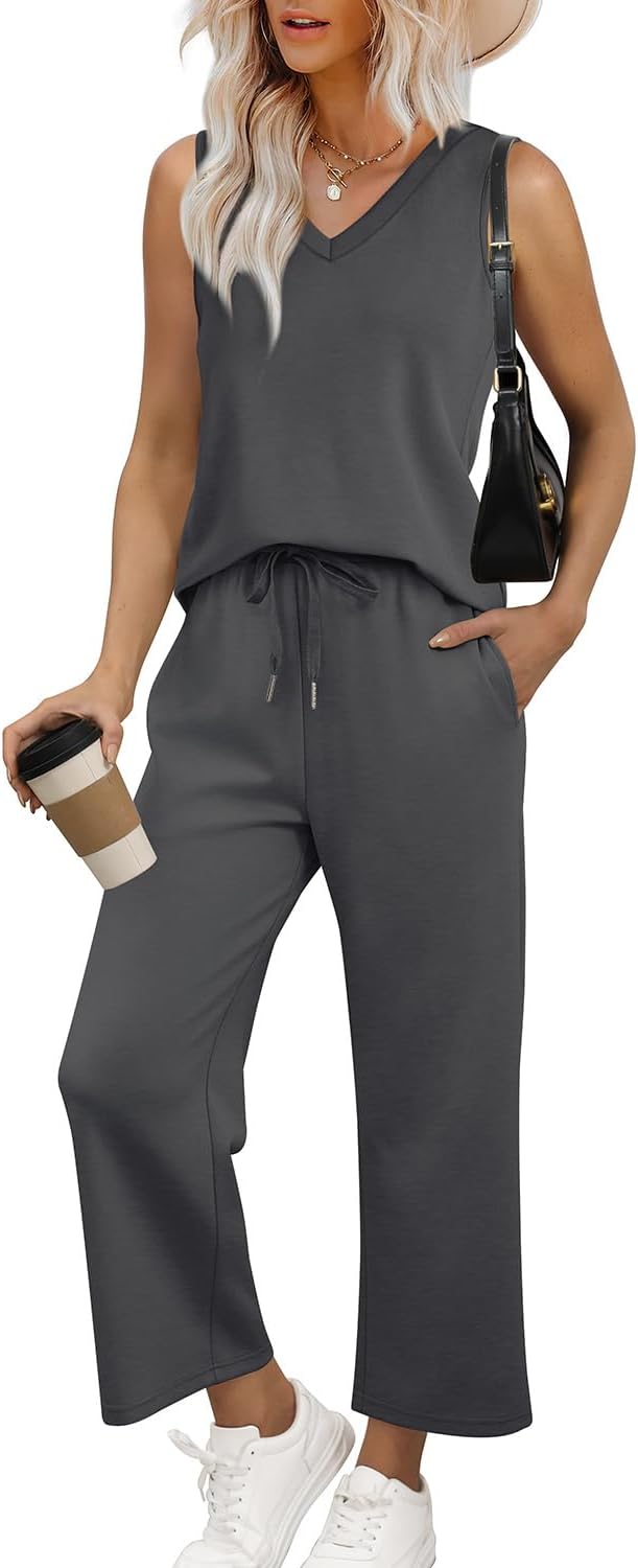 WIHOLL Two Piece Set for Women Summer Outfits Vacation WIHOLL Two Piece Set for Women Summer Outfits Vacation