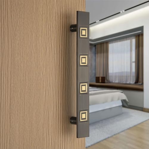 Image of COMPASS 12 inch Brass Main Door Handle | Door Handles for Main Door | Pull Handles for All The Doors of House | Office | Hotels | PH-257 (Pack of 1, Antique Finish)
