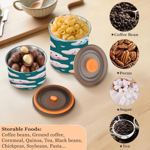 Envase de Café Hermético de Acero Inoxidable 17 oz miniatura 6