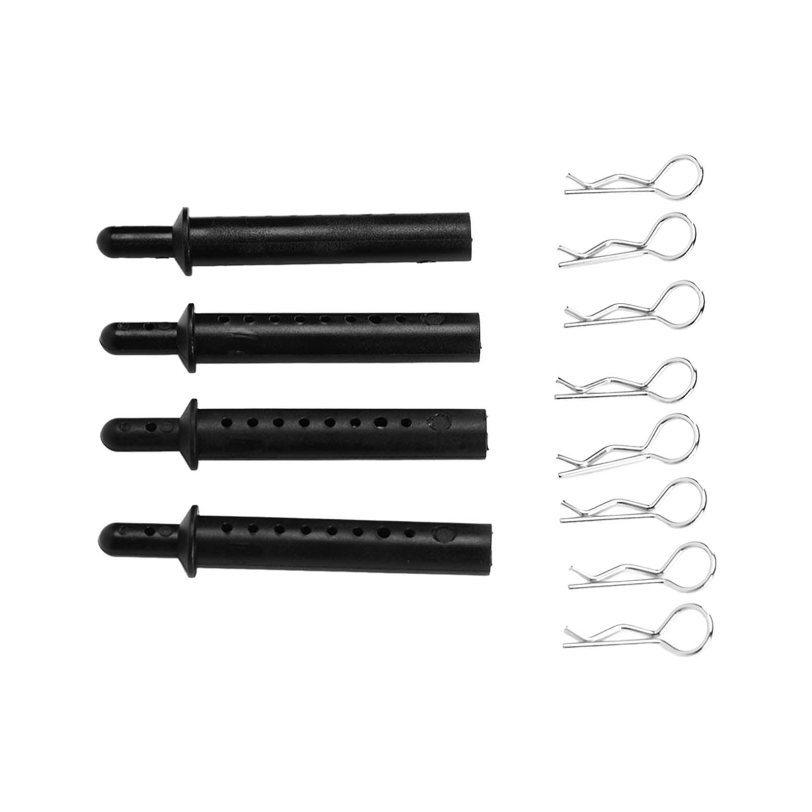 Guangcailun 4 Paires De Clips De Carrosserie Métal Pour Voiture RC 1/8 - Fixation Robuste - Légers Et Durables - 5