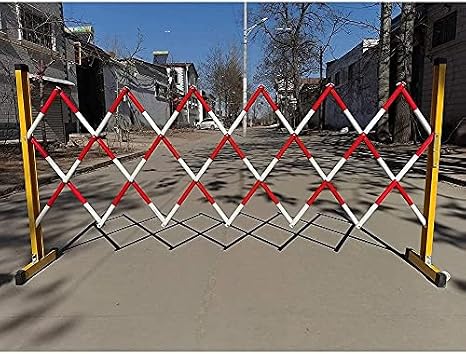 Retractable Traffic Barricade Folding Door,Barricade gateExpandable Mobile Barricade, Expandable Mobile Barrier System， Portable Temporary Road Block Fence With Pulley， For Construction Flex