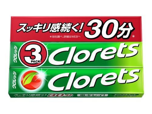 クロレッツXP オリジナルミント ガム 14粒入×3本×10個入