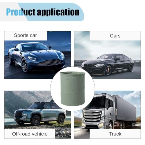 Image of Collapsible Trash Can Car Garbage Bag - Leather Pop-up Car Trash Bin with Elastic Band - Hanging Foldable Garbage Can Vehicle Waste Basket Bin - Double-Layer Washable Bag for Cars Camping (Grey)