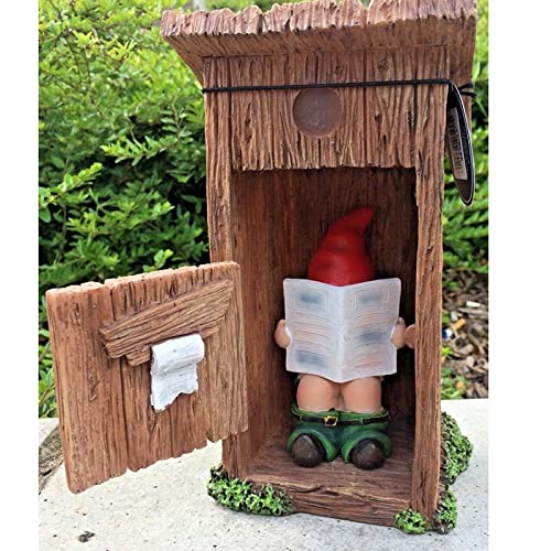 XehCaol Nain De Jardin Humour Doigt d'honneur Nains Deco Exterieur Sculptures Et Statues Déco De Jardin Statue pour Intérieures Ou Extérieures (D)