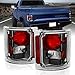 AmeriLite Black Housing Replacement Tail Lights Assembly Set For 1973-1991 Chevy GMC Full Size 1500 2500 3500 Pickup - Passenger and Driver Side