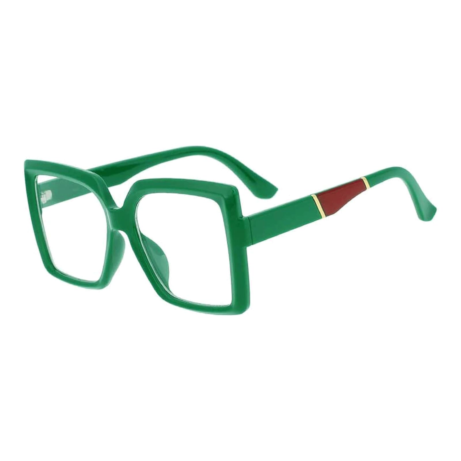 Fajne oprawki okularów, kwadratowe oprawki okularów 142 x 138 mm, bardzo duże oprawki okularów, przyjazne dla środowiska okulary Abs