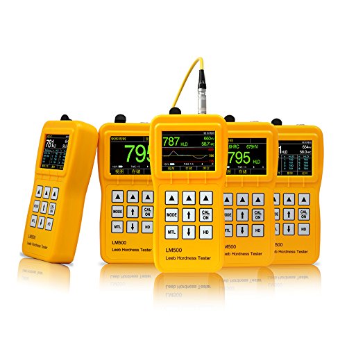 Image of YUSHI LM500 Portable Leeb Hardness Tester with Standard D Type impact device and High definition IPS screen w /D Test Block