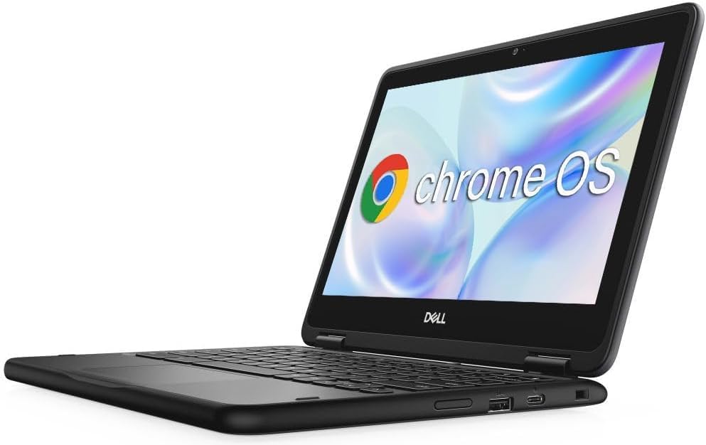 Dell Chromebook 11 3100 2 en 1 Ordenador portátil de 11,6 pulgadas HD, Intel Celeron N4020, 4 GB de RAM, eMMC de 32 GB, Teclado japonés QWERTY, Chrome OS (Reacondicionado) 5