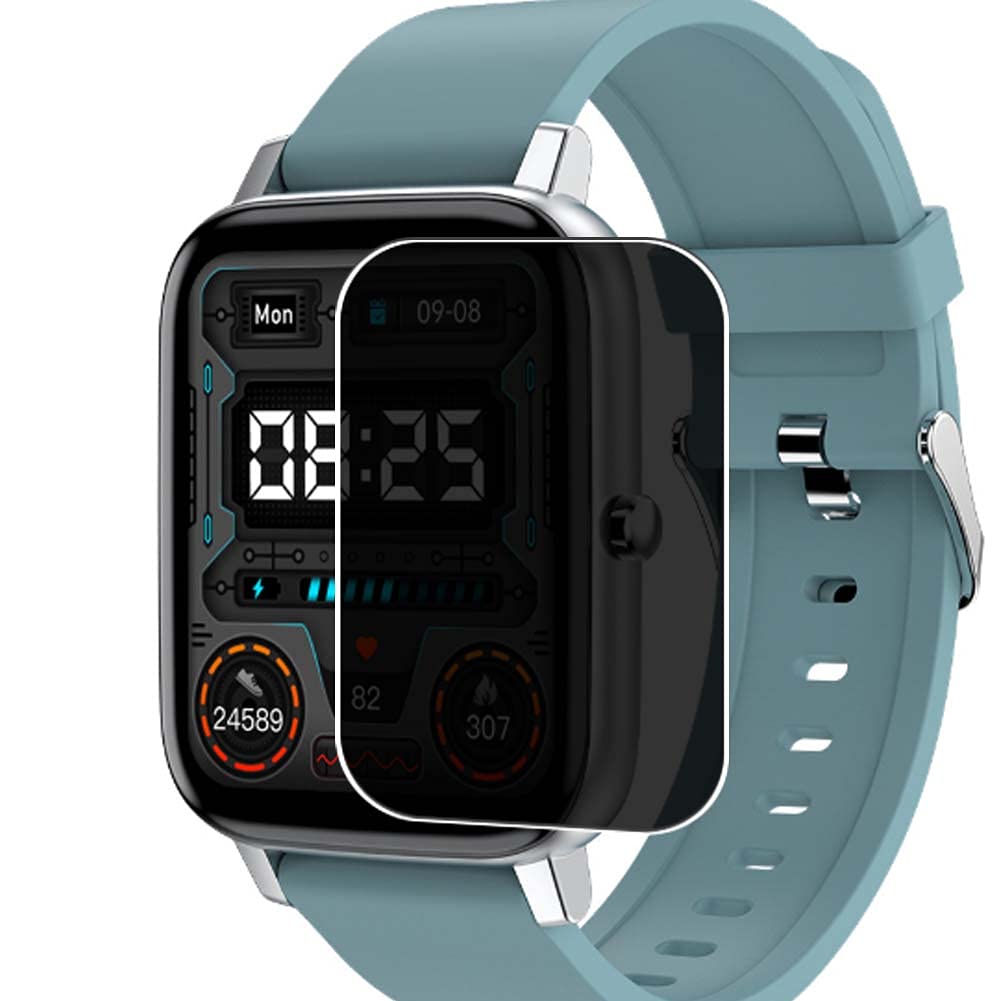 Privacy Screen Protector Film, compatible with Burxoe H80 1.69" Smart Watch Smartwatch Anti Spy TPU Guard （ Not Tempered Glass Protectors ） New