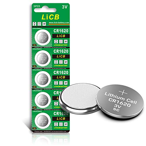 LiCB CR1620 CR 1620 3V Lithium Battery(5PCS)
