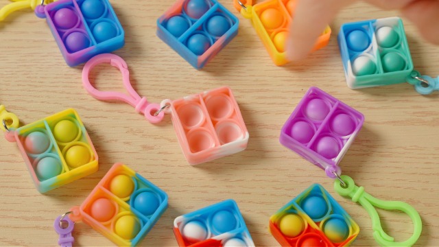 Amazon.com: JOYIN Heart Pop Fidget Keychain 30 Pack Pop Fidget