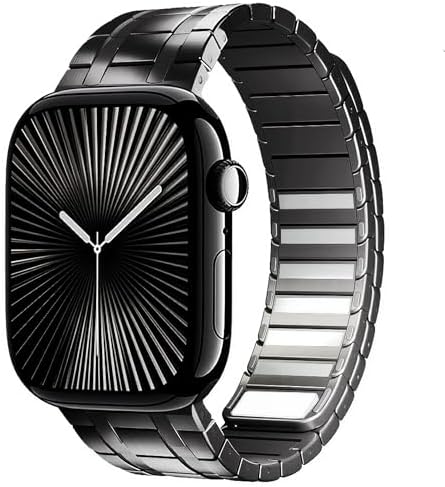 （08:30時点） [BELTIES] 最新対応 アップルウォッチバンド AppleWatch用 42mm（Series 1 / 2 / 3） 44mm 45mm 46mm（Series 10/11） 49mm ベルト デュアルラインマグネット バンド ステンレス アップルウォッチ11 アップルウォッチ10 Ultra3 ウルトラ アップル SE3 スマートウォッチ アップル ベルティーズ (スペースグレー)