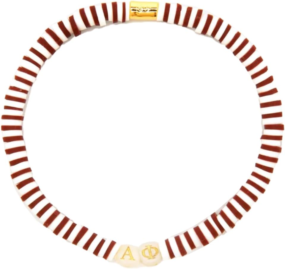 Pura Vida Bracelet - Alpha Phi Merch - Sorority Stretch Bracelets