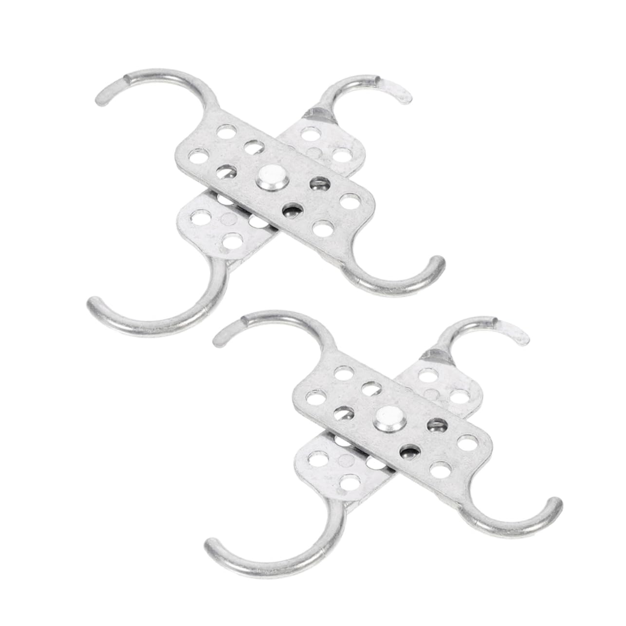 ULTECHNOVO 6piezas Hasp De Aluminio De Doble Extremo Para Seguridad Industrial y Equipos Eléctricos Cerradura De Seguridad Hasp De Bloqueo Protección Extra Emergencias