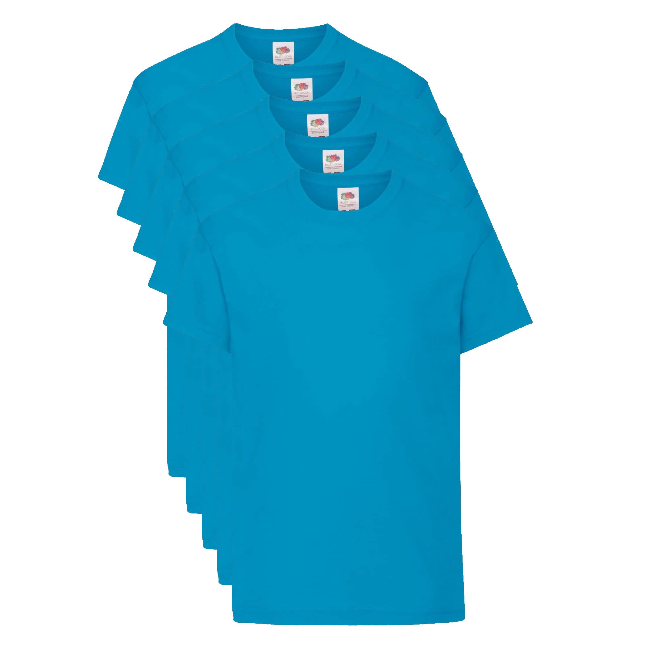 Fruit of The Loom Kid's Original T-Shirt Pack of 5