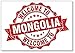 Magnete da frigorifero con illustrazione di sigillo rotondo “Welcome to Mongolia”