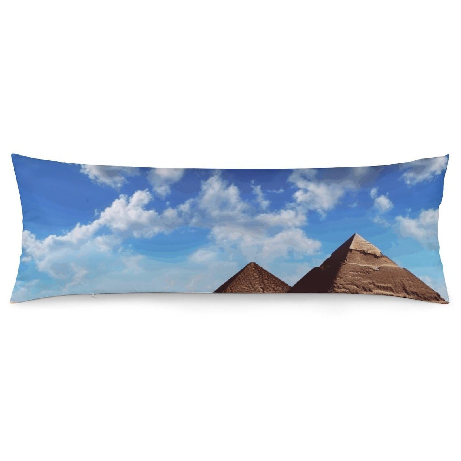 2 Pack Pillow Cases for Hair and Skin, Soft Breathable Pillow Case Covers with Hidden Zipper, Desert Sky Pillowcase 20"x54" Pillow Covers for Sleeping Gift