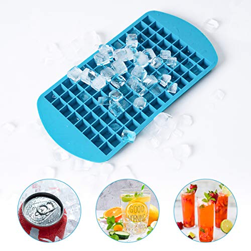 Euchoiz Silicone Ice Cube Trays 3Pcs/Pack, 3 Different Sizes Ice Cube Molds, Small Crushed Ice Cube Flexible Easy Release Reusable And Bpa Free Ice Trays #TOP4