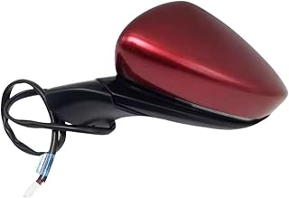 Sidospegel För Mazda CX30 CX-30 2020 2021 2022 2023 Sidobackspegelaggregat Elektrisk Justering Blinkersljus 5 Och 8 Stift Döda vinkel-speglar bil(8 Pins Red R)