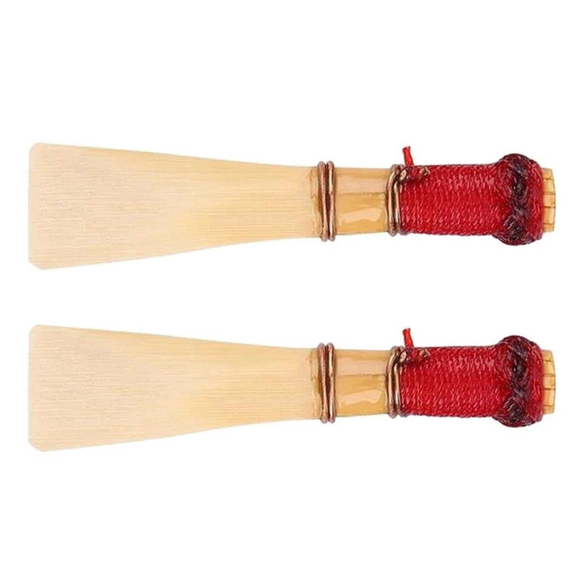 2 Stück Fagottrohrblätter Instrumentenzubehör aus Rohrblatt mit Feiner Verarbeitung und Grate Beige Geeignet für Fagotte