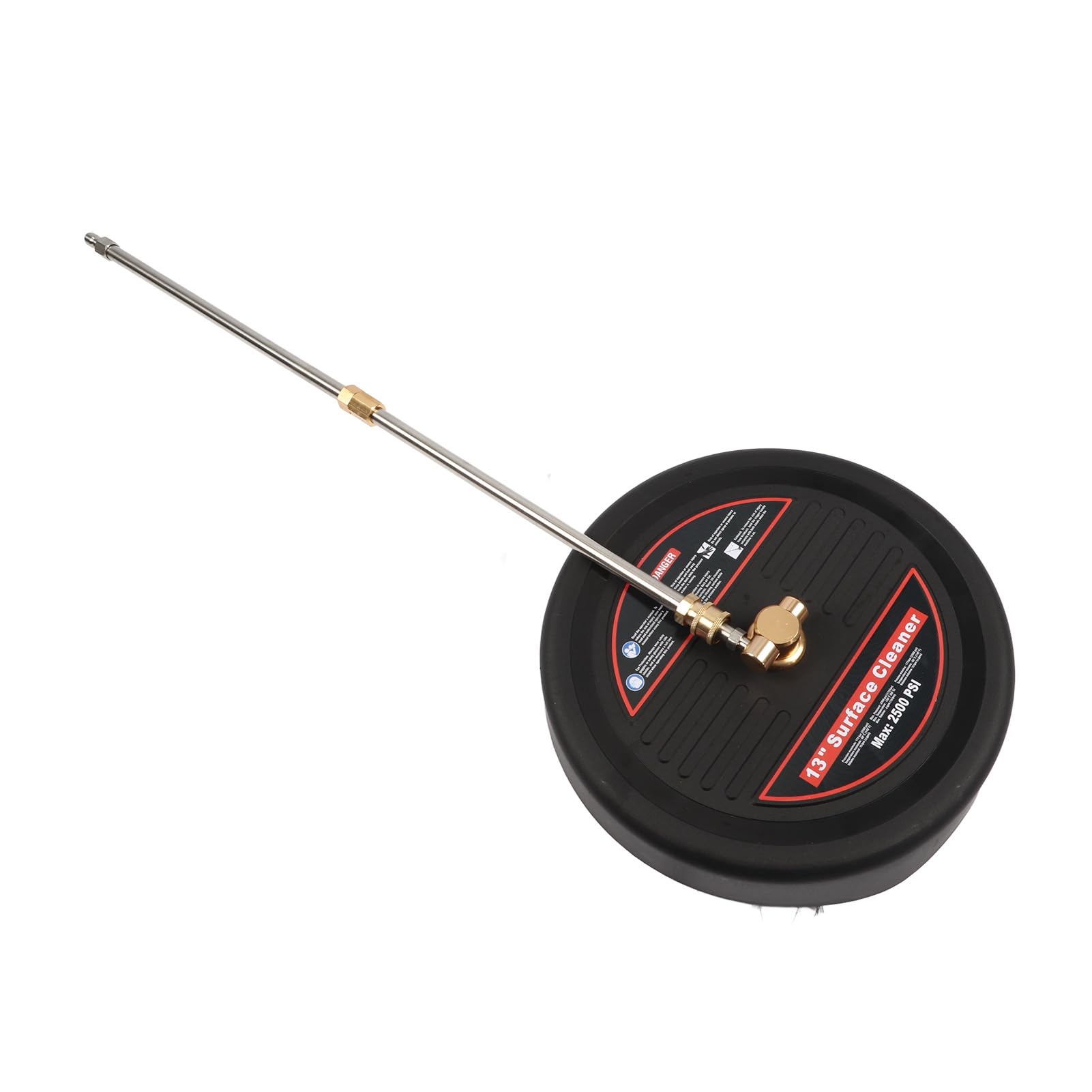 Jeffergarden Accesorio para Limpiador de Superficies para Lavadora a Presión de 13 Pulgadas, Limpiador de Superficies para Lavadora Eléctrica de Latón y Acero Inoxidable ABS, 2500 PSI, 140 °F,