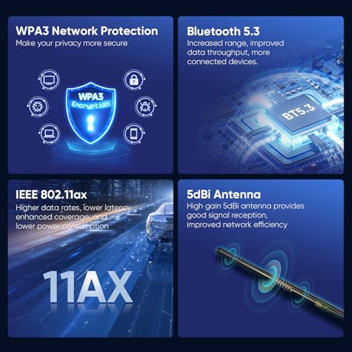 Edup EP-AC1687 Ax900M Usb Wifi 6 Adapter Bluetooth 5.3 Bt5.3 thumb #2