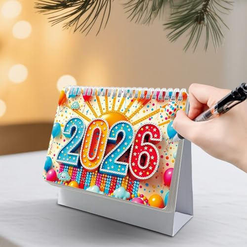 Calendario de escritorio Diamond Art y pintura de diamantes pequeña 5