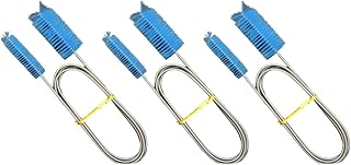 Fivetwofive Cepillo para Tuberías, Suministros para Acuarios, Cepillo para Limpiar Tuberías de Peceras, Cepillo para Limpiar Acuarios, Color Azul