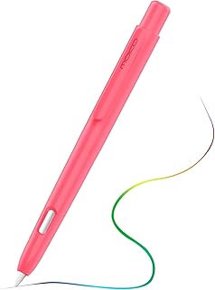 MOKO ホルダーケース Apple Pencil第2世代用 格納式保護ペンカバー 頑丈なクリップ付き iPad Mini 6 2021/ iPad Air 第5/4世代/ iPad Pro 11 /Pro 12.9 2022/2021/2020用 ウォーターメロンレッド