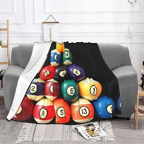 Couverture billard cadeau idéal grand plaid polaire chaud salon