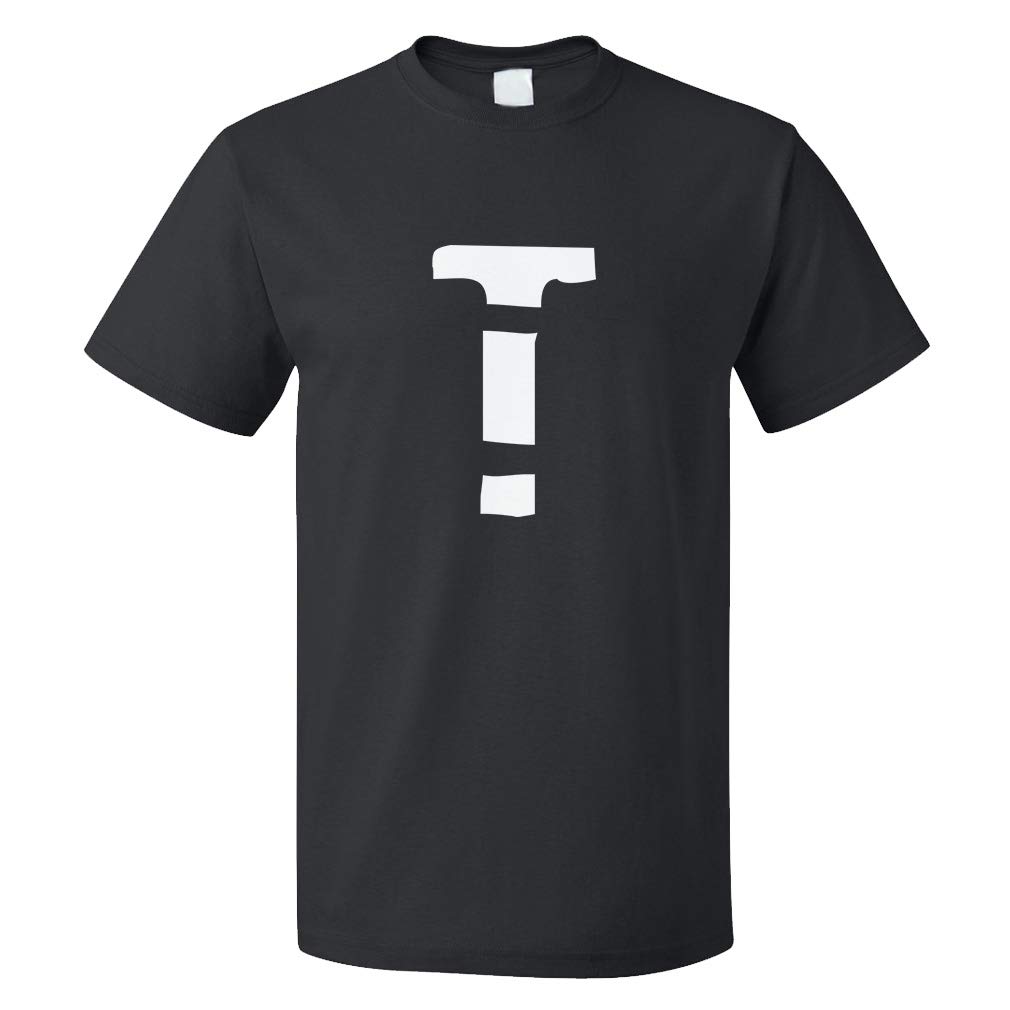 Custom Graphic T Shirts for Men T Jailbird Initial Monogram Letter T Cotton