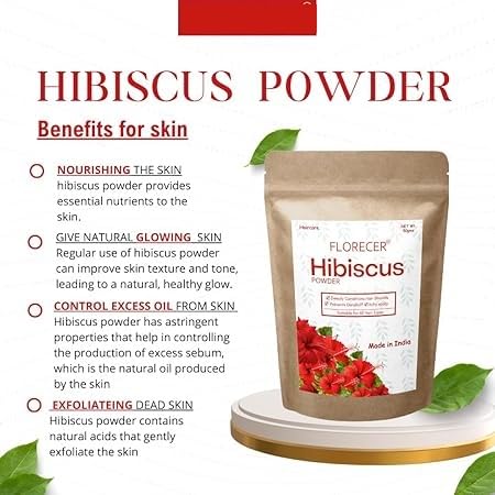 Miniatura 2 de Hibiscus Powder For Hair, Face, Organic Powder For Hair- 100 Gram