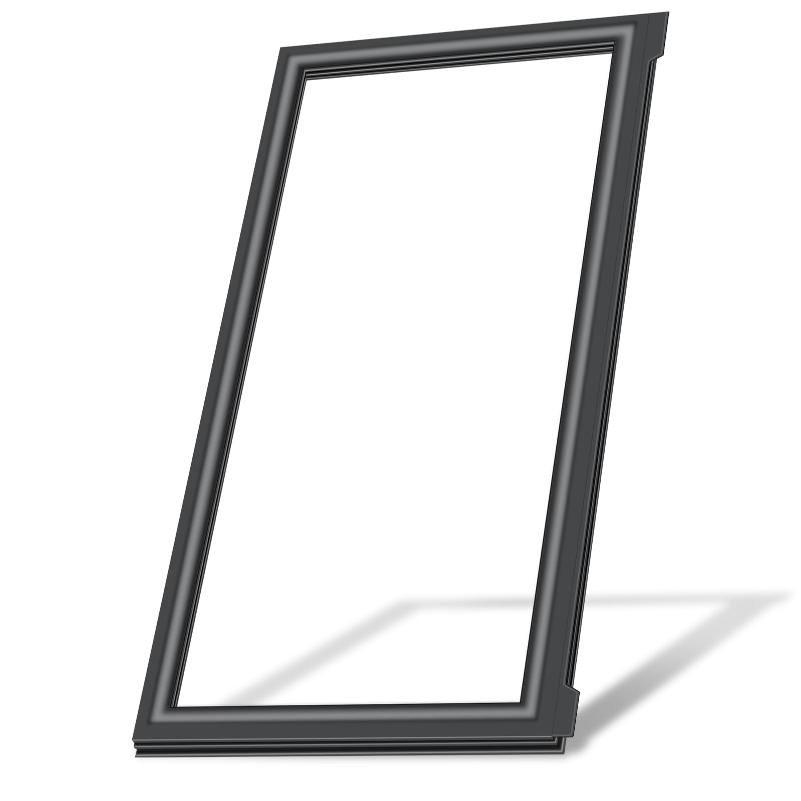 LXun Upgrade 39.7x16.9 in W10830162 Refrigerator Door Gasket Seal Compatible with Kenmore Refrigerators Door Seal for KitchenAid Whirlpool Refrigerator Parts 12723206AP W10179332 W10199876 -BLACK