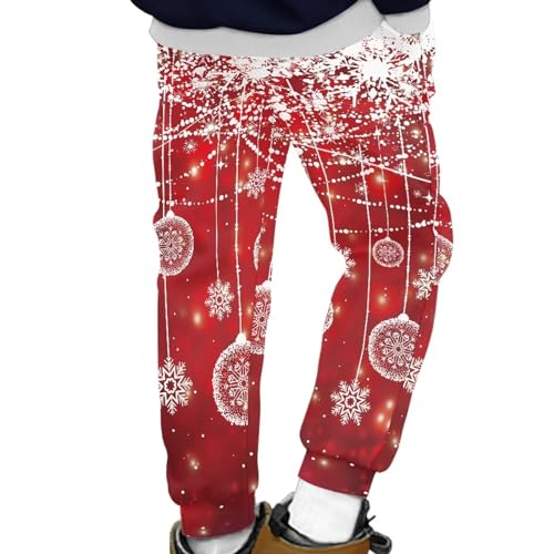 AmzPrint Girls Christmas Sweatpants Casual Long Sweatpants for Xmas Party Baggy Jogger Lounge Sweat Pants2