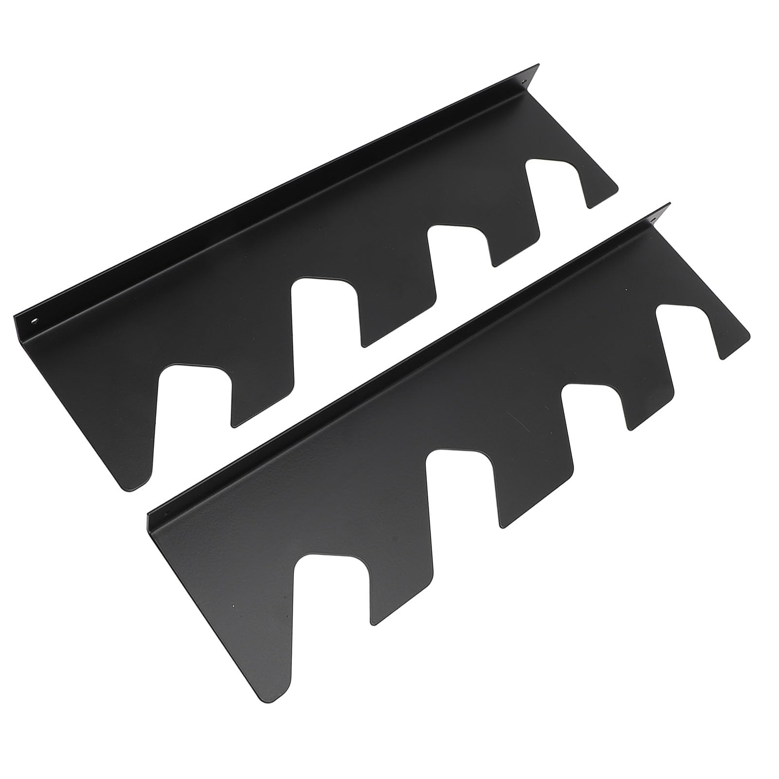 Organizador de herramientas de jardín de metal, organizadores de garaje de montaje en pared, estante de montaje en pared de hierro variable para palas, rastrillos y escobas, para soluciones de