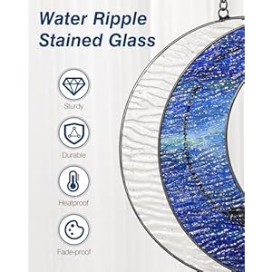   Dog-on-Moon-Suncatchers-Stained-Glass-Window-Hanging-Black-Dog-Ornament-Dog-Memorial-Gifts-for-Dog-Lovers-Stained-Glass-Dog-Decor-Suncatchers-for-Windows-Hanging-to-Remember-Loved-Dog