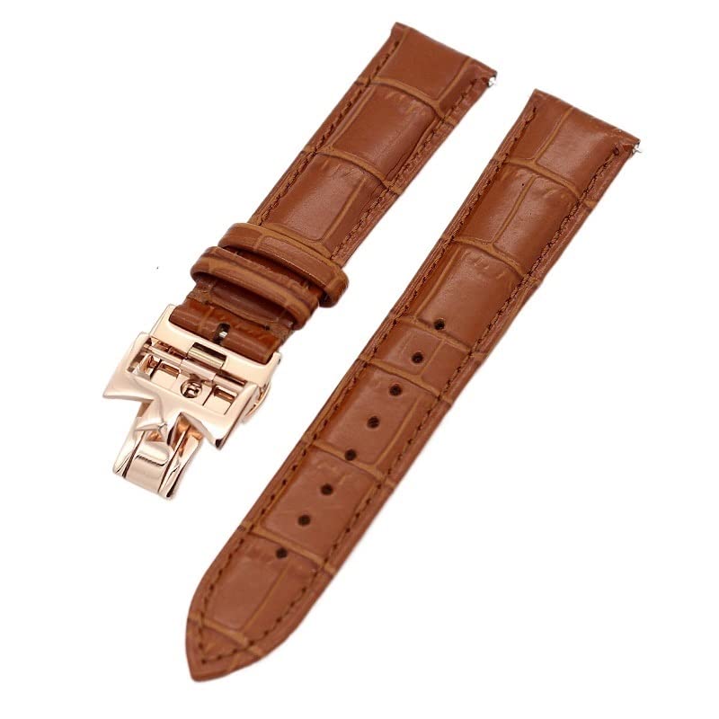 Correas de reloj de cuero de vaca de doble cara de 19/20/22mm para Vacheron VC, correa de reloj Constantin para hombres y mujeres, pulseras de cuero de vaca