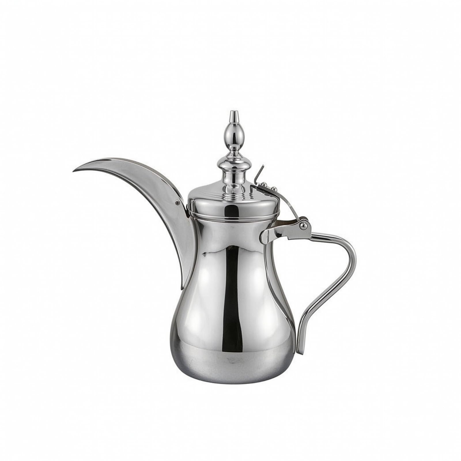 Milageto Caffettiera Mediorientale Durevole, 900 Ml, Cromato