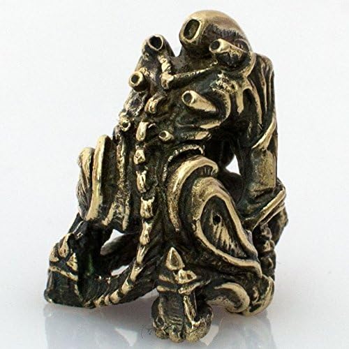 Paracord/Lanyard Bead in Brass for Jig Pro Shop by Russki Designs (Alien Xenomorph (Brass))