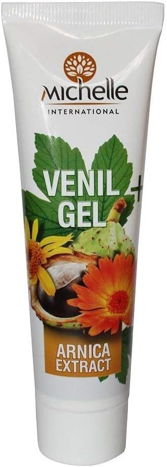 Venil Gel for Varicose Veins with Natural Extracts of Horse Chestnut, Oak Bark and Calendula - 100ml