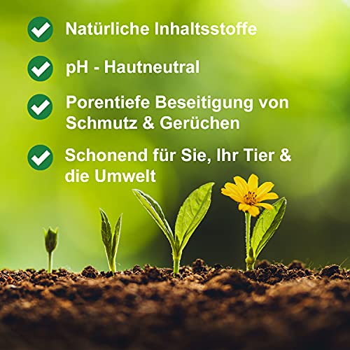 Exner Bio Geruchs- & Schmutzentferner für Nagerkäfige - Mit Mikroorganismen gegen KOT, Urin und Haustiergerüche 100% natürlich & schonend - 500 ml Sprühflasche