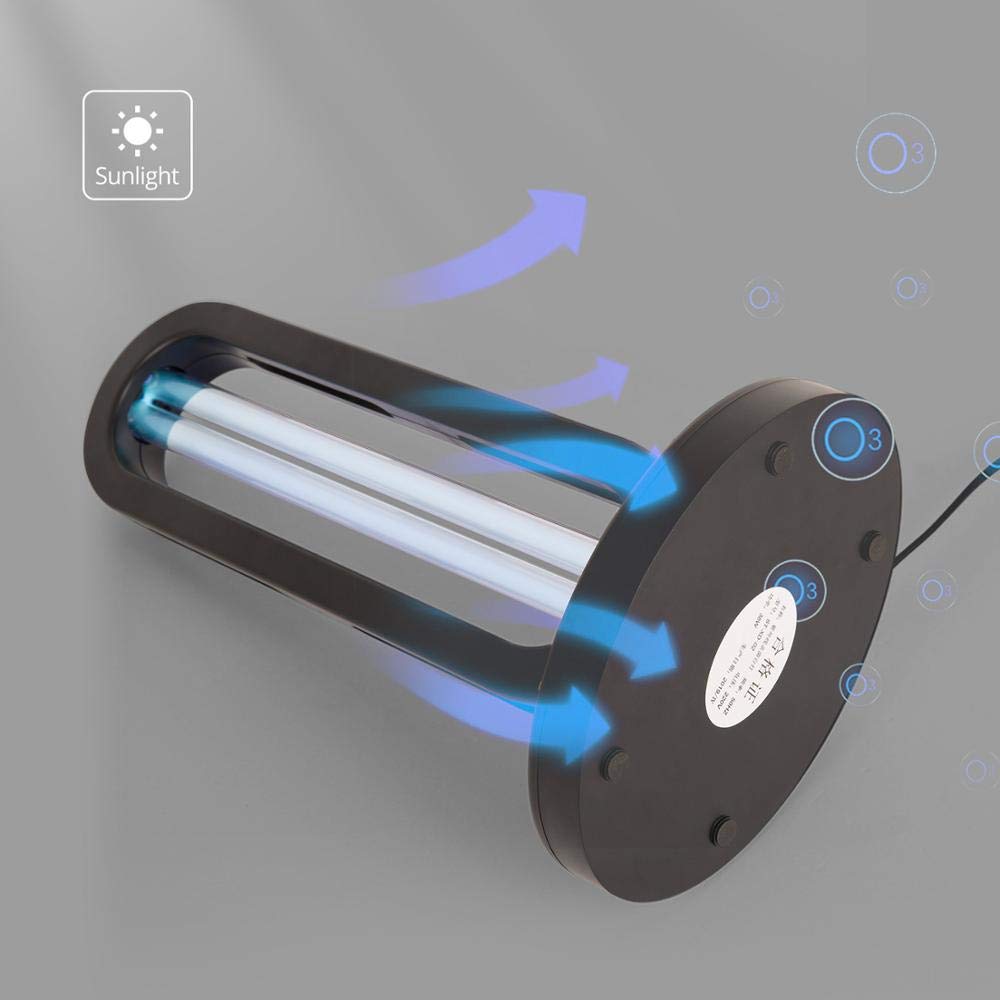 La desinfección con ozono lámpara lámparas UV de fábrica del Hospital Sistema de purificación de Aire UVC portátil 38W lámpara Ultravioleta germicida