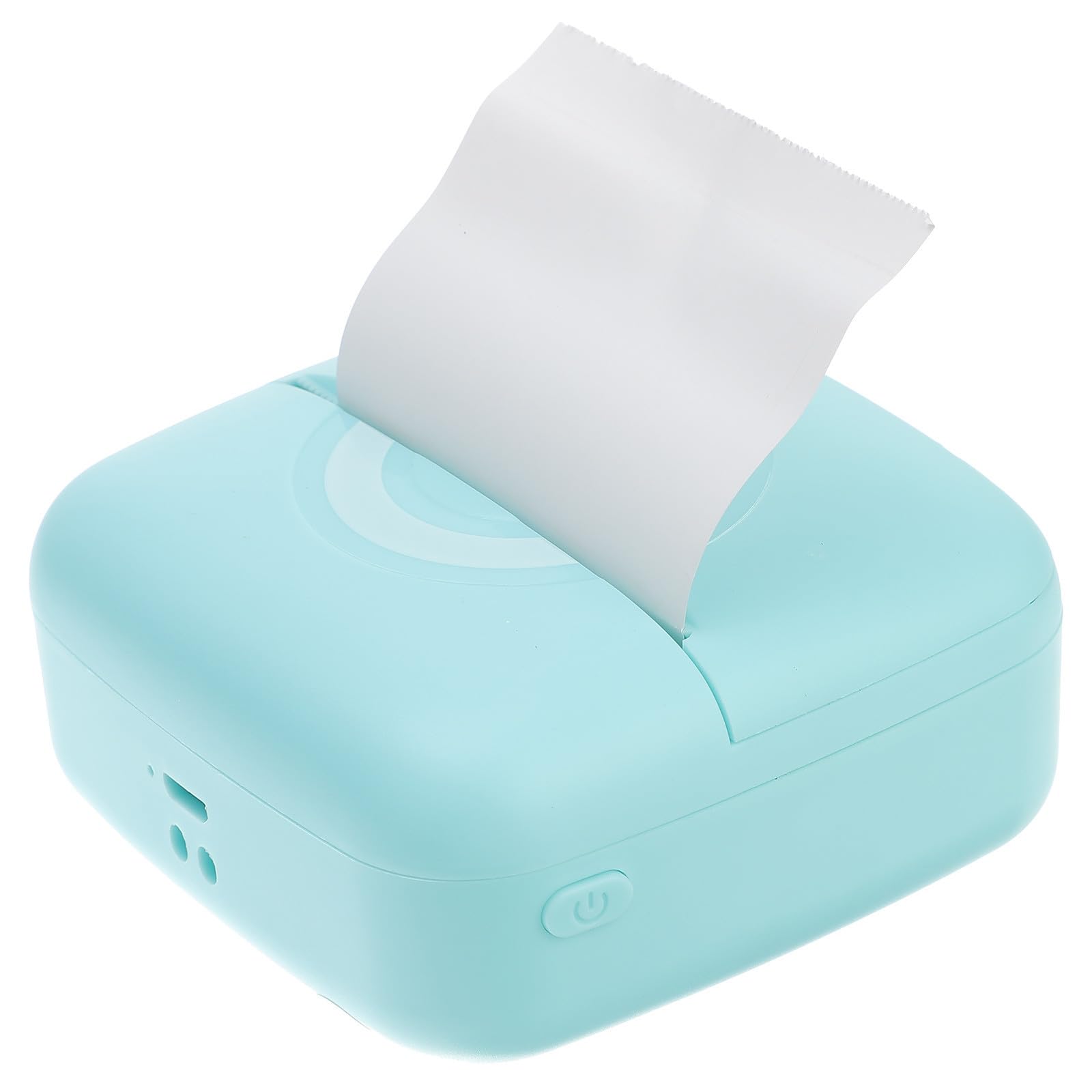 DECHOUS Impresora de Bolsillo, Impresora Fotográfica sin Tinta, 200dpi, 1000mah, 5v Micro USB, para Fotos y Recibos, Papel Térmico, Escuela y Hogar